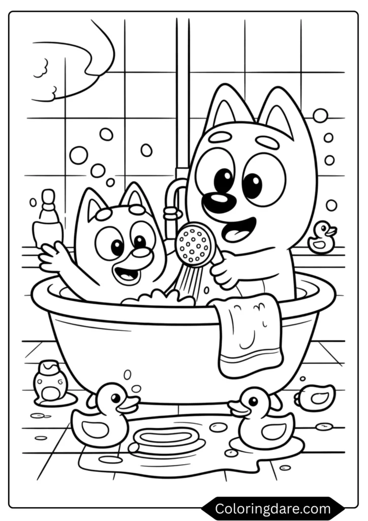 Bluey's Bath Time