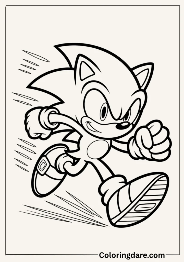 Classic Sonic Running Pose