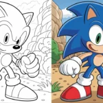 Sonic Coloring Pages