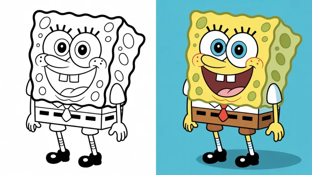 SpongeBob Coloring Pages