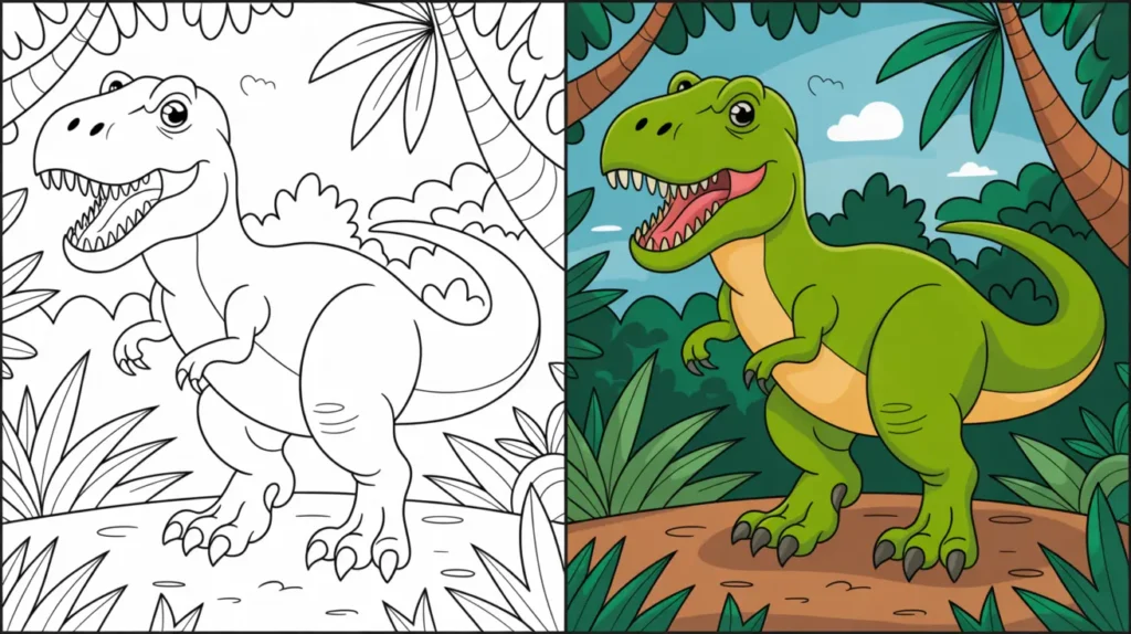 dinosaur coloring pages